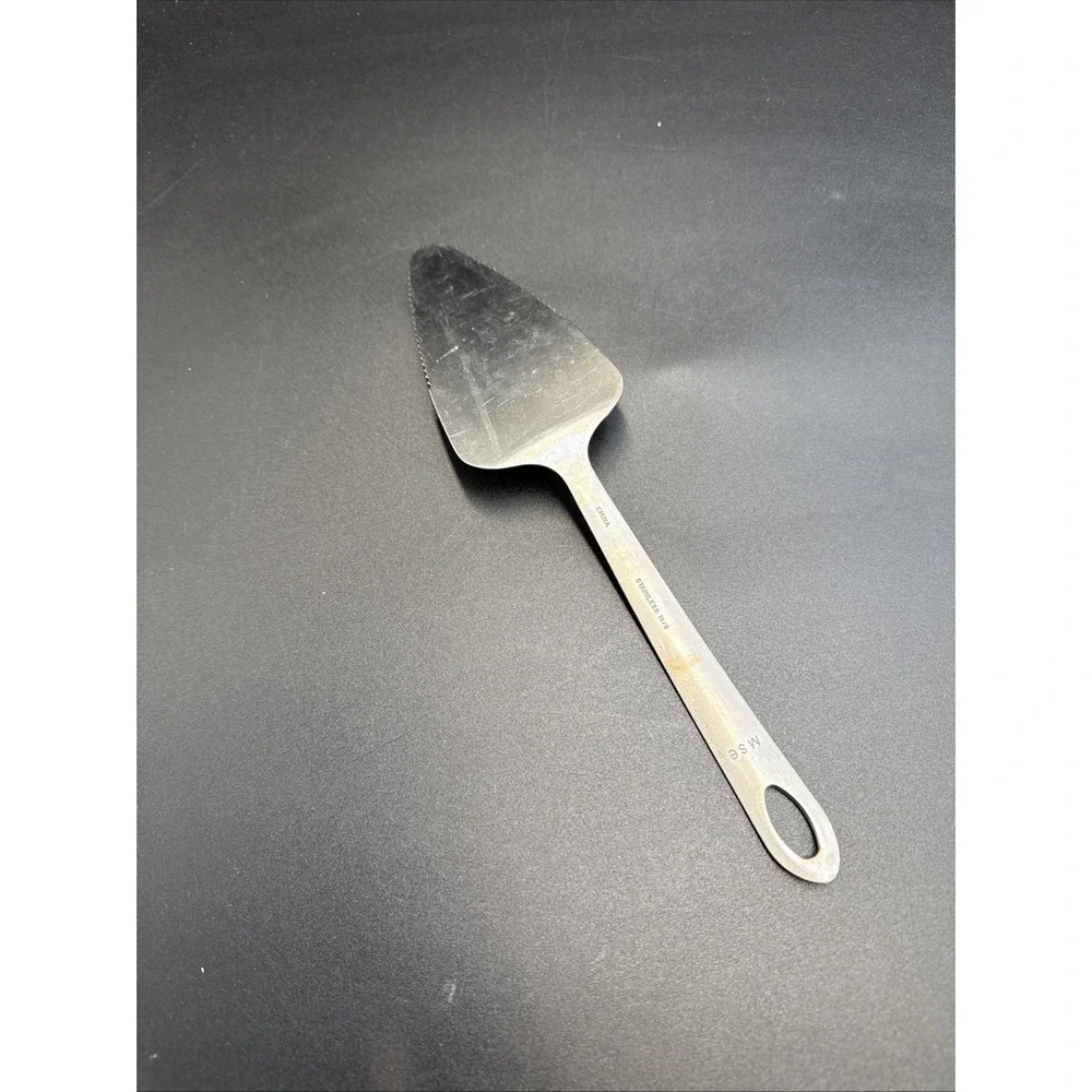 MSE Serrated Pie Server, 18/8 SS,Hole‎ for Hanging, 9.6